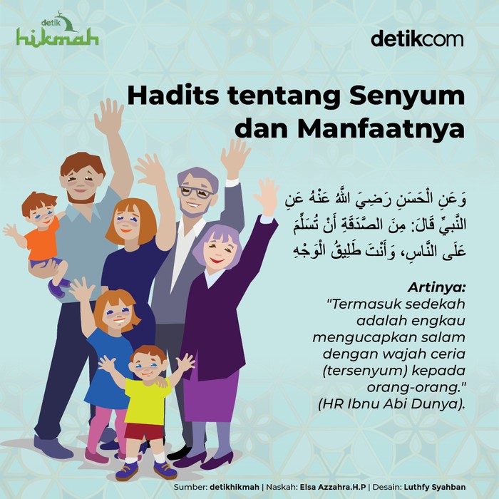 hadits senyum