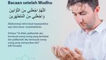 Bacaan setelah Wudhu dan Keutamaan Mengamalkannya