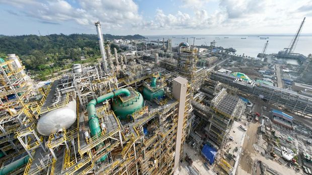 Kilang atau Refinery Development Master Plan (RDMP) Balikpapan, Kalimantan Timur milik PT Kilang Pertamina Internasional (KPI), Minggu (11/8/2024). (Dokumentasi: Kementerian ESDM)