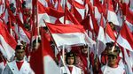 17 Ribu Bendera Merah Putih Dikirab di Bogor
