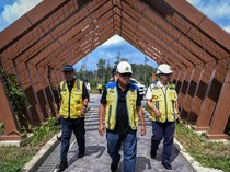 Menteri Basuki Tinjau Kesiapan Infrastruktur di IKN