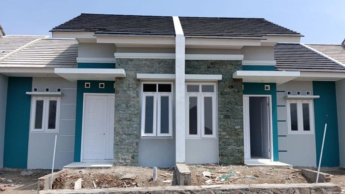 Penampakan rumah di Melati Mas Residence 4.