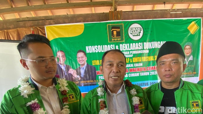 PPP Deklarasi Dukungan Ngatiyana-Adhitia di Pilwalkot Cimahi 2024