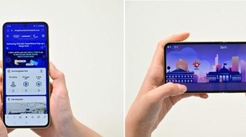 Galaxy Experience yang sudah diinstal sebelumnya dan aplikasi Galaxy Skateboard Foto: Samsung