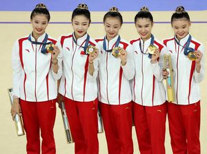 Olimpiade 2024: China Kalahkan Israel & Raih Medali Emas di Senam Ritmik