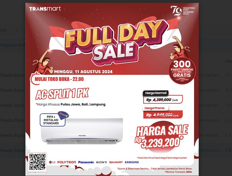 Transmart Full Day Sale