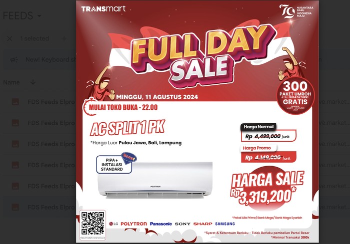 Transmart Full Day Sale