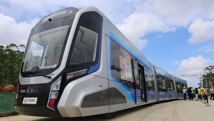 Trem Otonom Terpadu atau autonomous rail transit (ART) tengah melangsungkan proses uji coba atau prooc-of-concept (PoC) di Ibu Kota Nusantara (IKN).