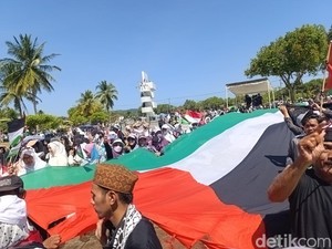 Aksi Bela Palestina, Seribuan Warga Priangan Timur Gelar Salat Gaib