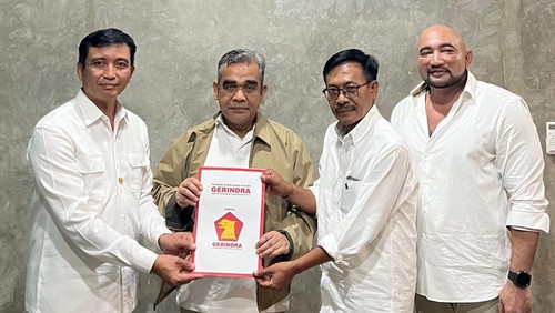 Anak Agung Alit Kakarsana dan I Wayan Tagel Arjana menerima rekomendasi dari Partai Gerindra untuk maju dalam Pilbup Gianyar 2024, Minggu (11/8/2024). (Dok pribadi I Wayan Tagel Arjana)