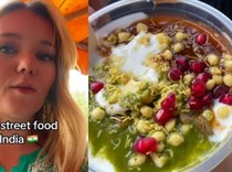 Bule Norwegia Ini Cicip Jajanan Kaki Lima di India, Begini Reaksinya!