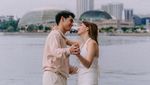 5 Potret Kemesraan Cassandra Lee dan Ryuken Lie di Singapura