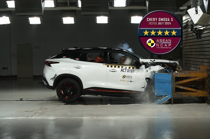 ASEAN NCAP uji tabrak Chery Omoda 5