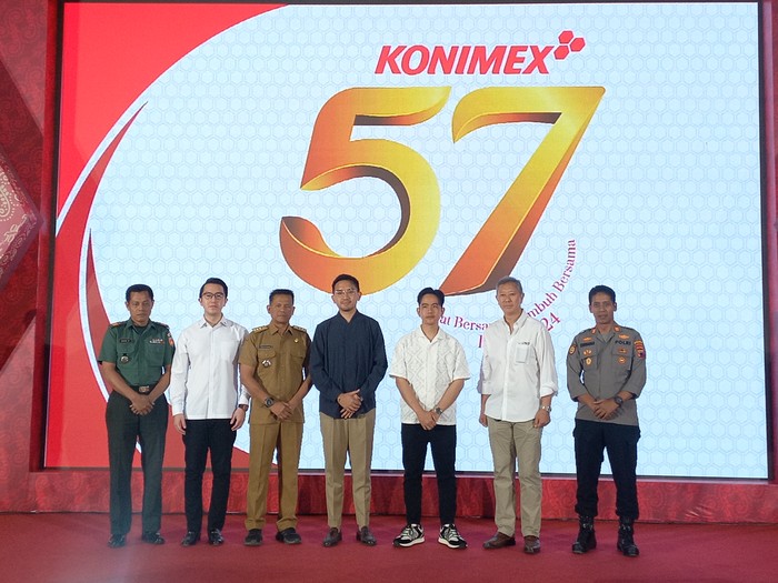 Gibran di HUT Konimex
