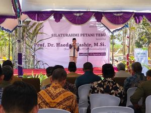 Haedar Nashir Kunjungi Proyek Pabrik Gula di Rembang, Ajak Sejahterakan Petani