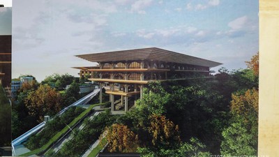 Terungkap! Begini Potret Mockup Istana Wakil Presiden di IKN