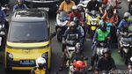 Kemacetan di Tebet Jaksel Imbas Proyek Utilitas