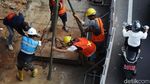 Kemacetan di Tebet Jaksel Imbas Proyek Utilitas