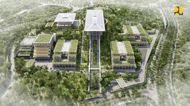 Pembangunan Istana Wakil Presiden (Wapres) di Kawasan Inti Pusat Pemerintahan (KIPP) Ibu Kota Nusantara (IKN), Kalimantan Timur, kini dimulai. Hal ini ditandai dengan prosesi peletakan batu pertama atau groundbreaking yang diresmikan oleh Wakil Presiden Ma'ruf Amin, Senin (12/8/2024).