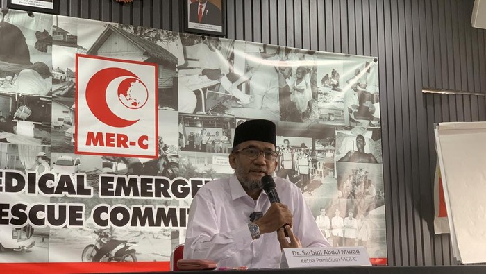 Ketua Presidium MER-C Sarbini Abdul Murad (Taufiq/detikcom)