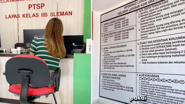 Kisah istri yang mengunggah kegiatannya sehari-hari saat menjenguk suaminya di penjara Kisah istri yang mengunggah kegiatannya sehari-hari saat menjenguk suaminya di penjara. Unggahan tersebut langsung viral di media sosial.