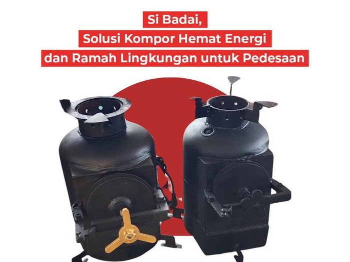 Kompor ramah lingkungan Si Badai buatan BRIN