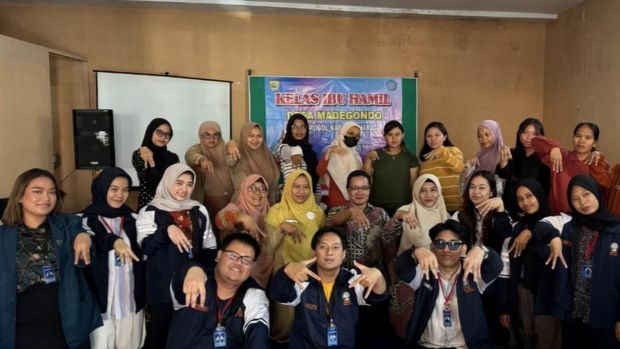 Mahasiswa KKN tim II Undip Semarang menggelar sosialisasi tentang 'mindful parenting' di Desa Madegondo, Kecamatan Grogol, Sukoharjo. Foto diunggah Senin (12/8/2024).