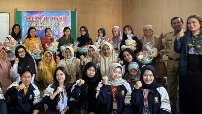 Mahasiswa KKN tim II Undip Semarang menggelar sosialisasi tentang mindful parenting di Desa Madegondo, Kecamatan Grogol, Sukoharjo. Foto diunggah Senin (12/8/2024).