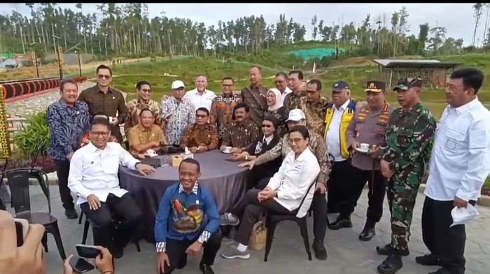 Para menteri foto bareng di IKN (dok. Istimewa)