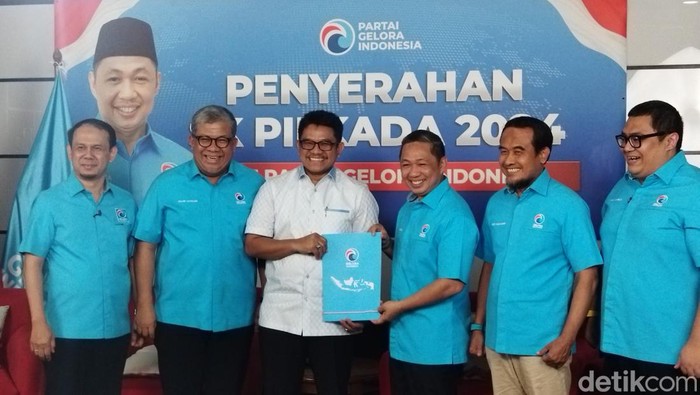 Partai Gelora. (Kurniawan/detikcom)