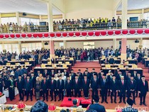 45 Anggota DPRD Bone Periode 2024-2029 Dilantik, Bustanil Jadi Ketua Sementara