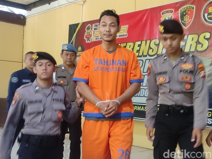 pembunuhan LC oleh pacarnya di Sidoarjo