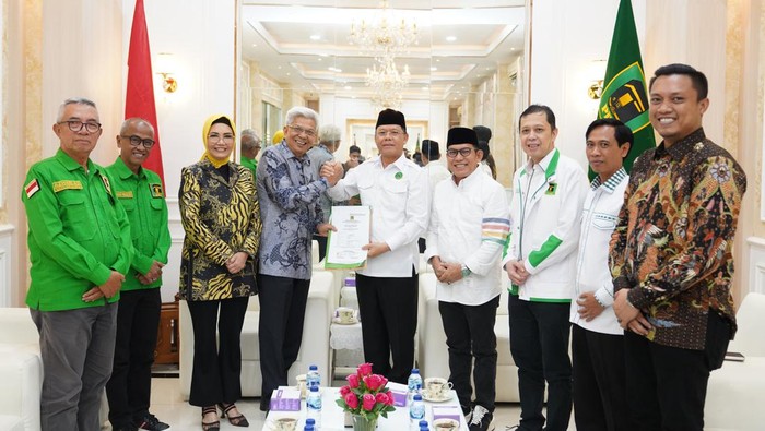 Pasangan Bakal Calon Gubernur dan Wakil Gubernur Sumatera Selatan, Mawardi Yahya-RA Anita Noeringhati (Matahati) mendapat tambahan dukungan Parpol. Mereka mendapat dukungan Partai Persatuan Pembangunan (PPP).