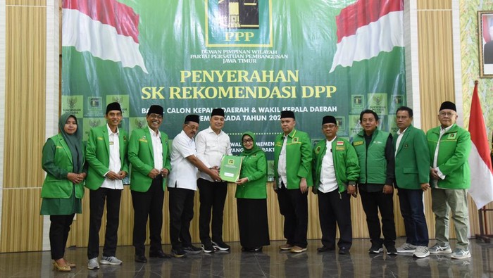 PPP Jatim beri surat rekomendasi ke pasangan Eri-Armuji