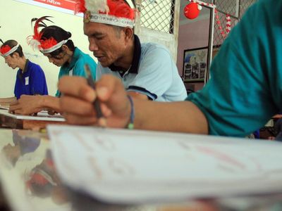 Sambut HUT RI, Pasien ODGJ Ikut Lomba Menggambar