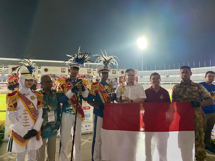 SMAN 3 Taruna Angkasa Kota Madiun Raih juara 1 Malaysia International Marching Arts Championships 2024