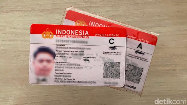 Format baru surat izin mengemudi (SIM), kini ada logo kendaraan dan keterangan bahasa Inggris
