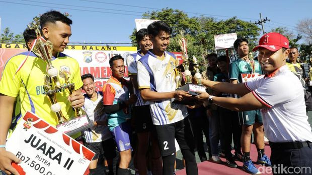 turnamen bola voli Presisi Cup 2024 Polres Malang