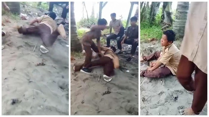 Viral video siswa SMP di Tanggamus dianiaya senior
