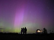 Aurora Borealis Terangi Langit Rusia
