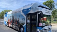 Selain jauh lebih ramah lingkungan, bus hidrogen jauh lebih senyap. Membuat bus jenis ini sangat cocok dipakai di lingkungan urban. (Foto: Doni Wahyudi/detikOto)