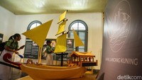 Miniatur kapal lancang kuning juga dipamerkan di Museum Kebangkitan Nasional, Jakarta.  