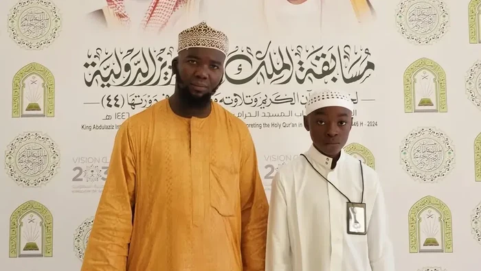 Mahdi, mualaf berusia 12 tahun mengikuti Kompetisi Al-Quran Internasional di Arab Saudi.