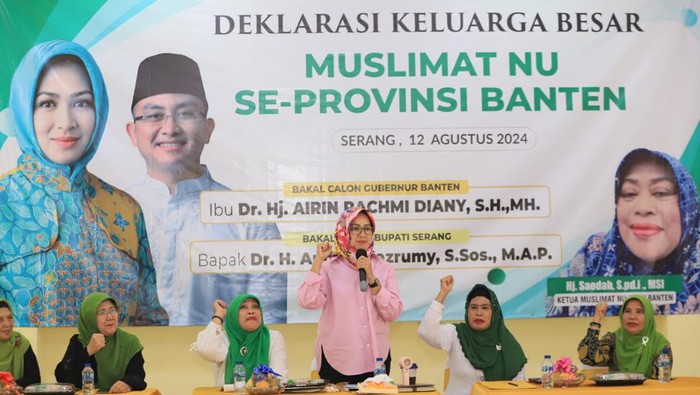 Muslimat NU Beri Dukungan ke Airin di Pilkada Banten (dok.ist)