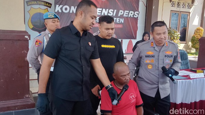 T alias Gatrul tersangka penembakan dan penganiaya ditangkap Polres Klaten.