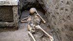 Penemuan Kerangka yang Terjebak Saat Letusan Gunung Berapi di Pompeii