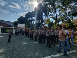 Puluhan Personel Gabungan Diterjunkan Amankan Sidang Tewasnya Pesilat