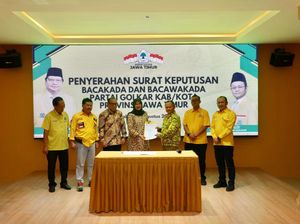 Pilbup Banyuwangi 2024: Ipuk-Mujiono Kantongi Surat Rekom Golkar