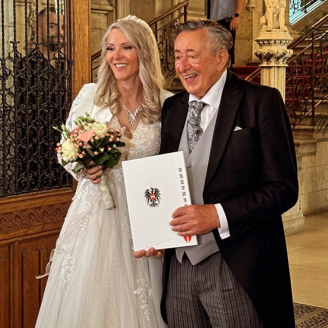 Richard Lugner dan Simone Lugner