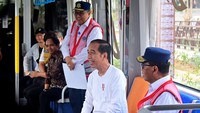Usai mencoba trem otonom, Jokowi berharap ke depannya angkutan transportasi massal berbasis listrik tersebut dapat digunakan di IKN dan juga kota-kota lainnya di Indonesia.